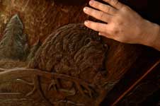 Photos Above by Greg Pallente were featured "Master of the Shop" October � 2007 Princeton Magazine / North Jersey Media Group. Check out this recent article featuring Eric Saperstein of Artisans of the Valley - Ram Carving Closeup
