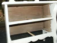 Collectable Child's Size Vanity Before Restoration Inside Case