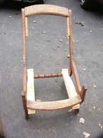 Rocking Chair Restoration - Frame Brakedown - Frame By Artisans of the Valley Upholstery by Browns & Sons of Pennington, NJ