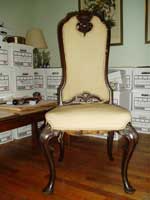 Side Chair Restoration - Completed - Frame By Artisans of the Valley Upholstery by Browns & Sons of Pennington, NJ