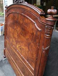 Walnut Bedroom Set - Restoration Complete Headboard