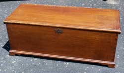 Circa 1900 Dove Tailed Pine Toy Chest - Restoration Complete