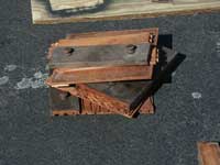 Sewing Table Restoration - Diassembled Drawers