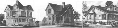 Ridge Historical Society of Chicago House Image - Multi-Direction Shed Roofs 