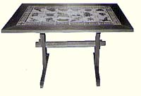 Tile Trestle Table