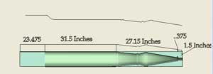 Custom Gothic Stair Posts - Rendering